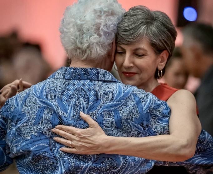 Monica Rivera dancing tango